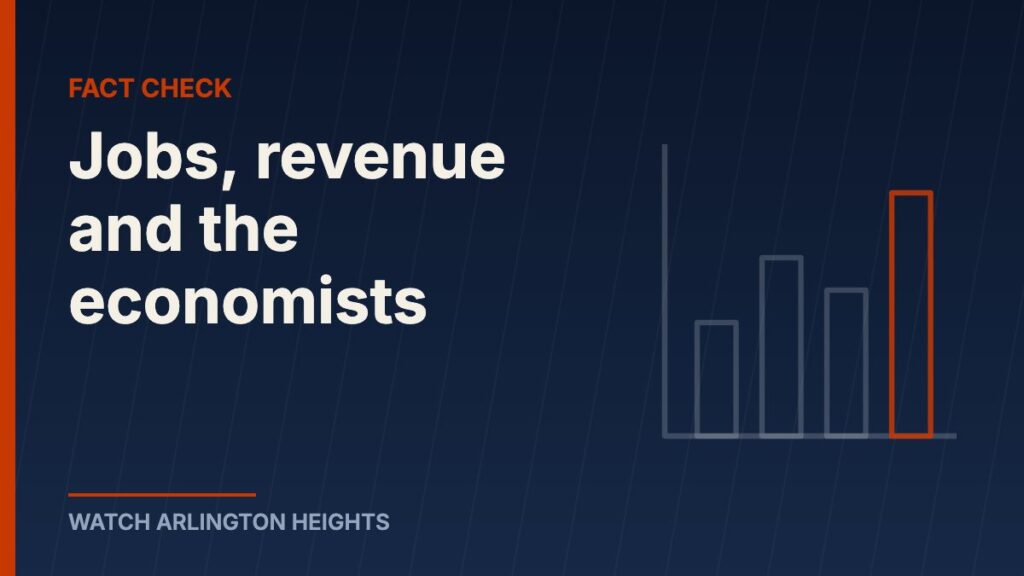 Jobs, revenue and the economists