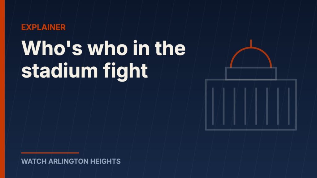 Who's who in the stadium fight