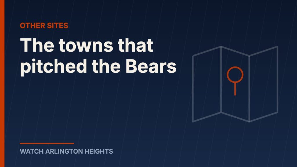 The towns that pitched the Bears